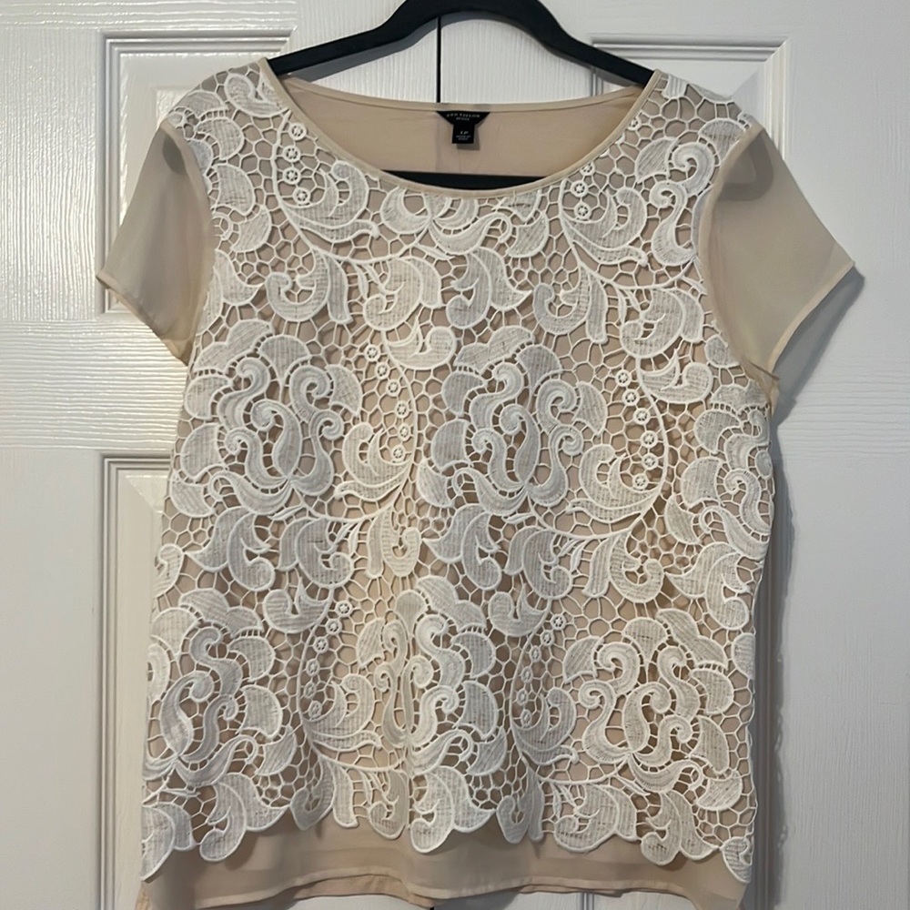 Ann Taylor Lace Blouse